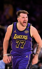 Luka Dončić Lakers jersey